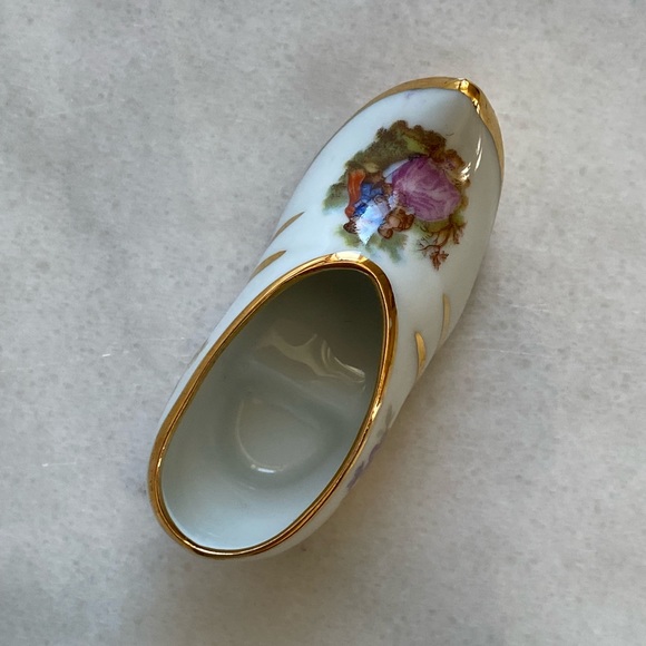 Limoges France Mini Clog Shoe Porcelain - Picture 5 of 14